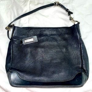 Antonio Melani Leather Handbag Black Shoulder Bag